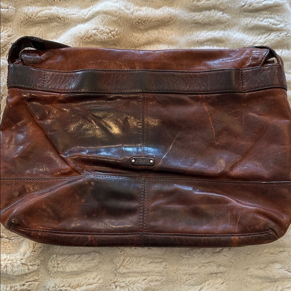 Frye Genuine Leather Messenger Bag - Picture 6 of 14